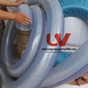 Phân phối ống nhựa gân kẽm phi 127 hút xả nước thải