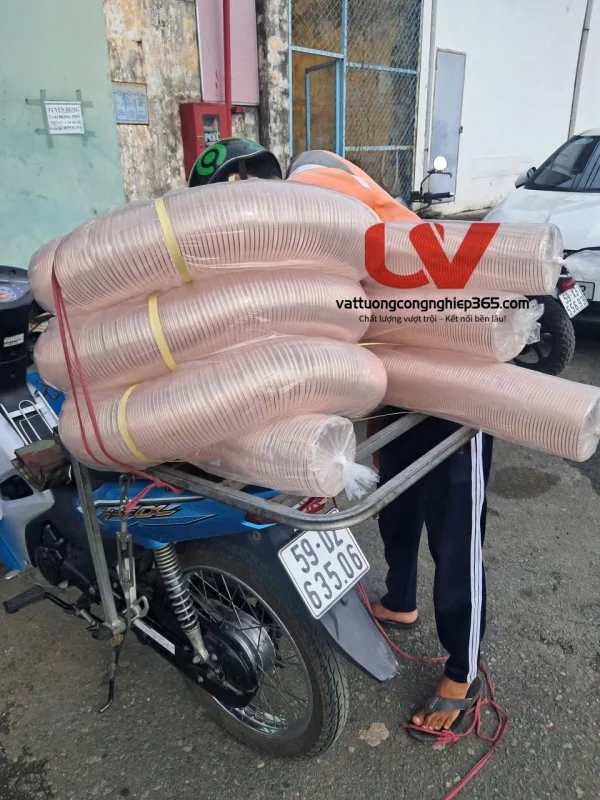 Phân phối ống nhựa lõi đồng dùng hút hạt liệu siêu bền