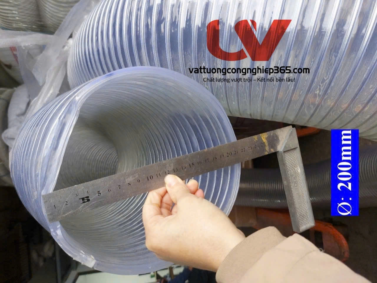 Tổng kho phân phối ống nhựa lõi thép chịu áp lực D200 tại Hà Nội