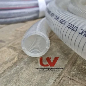 Phân phối ống nhựa lõi thép phi 38 chịu nhiệt độ cao dẫn hạt nhựa