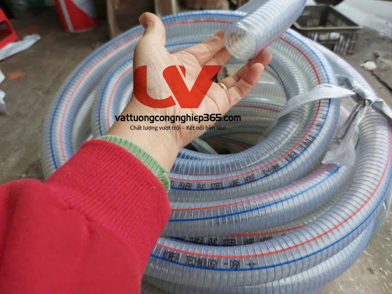 Nơi bán ống nhựa mềm lõi thép phi 25 dẫn thực phẩm uy tín