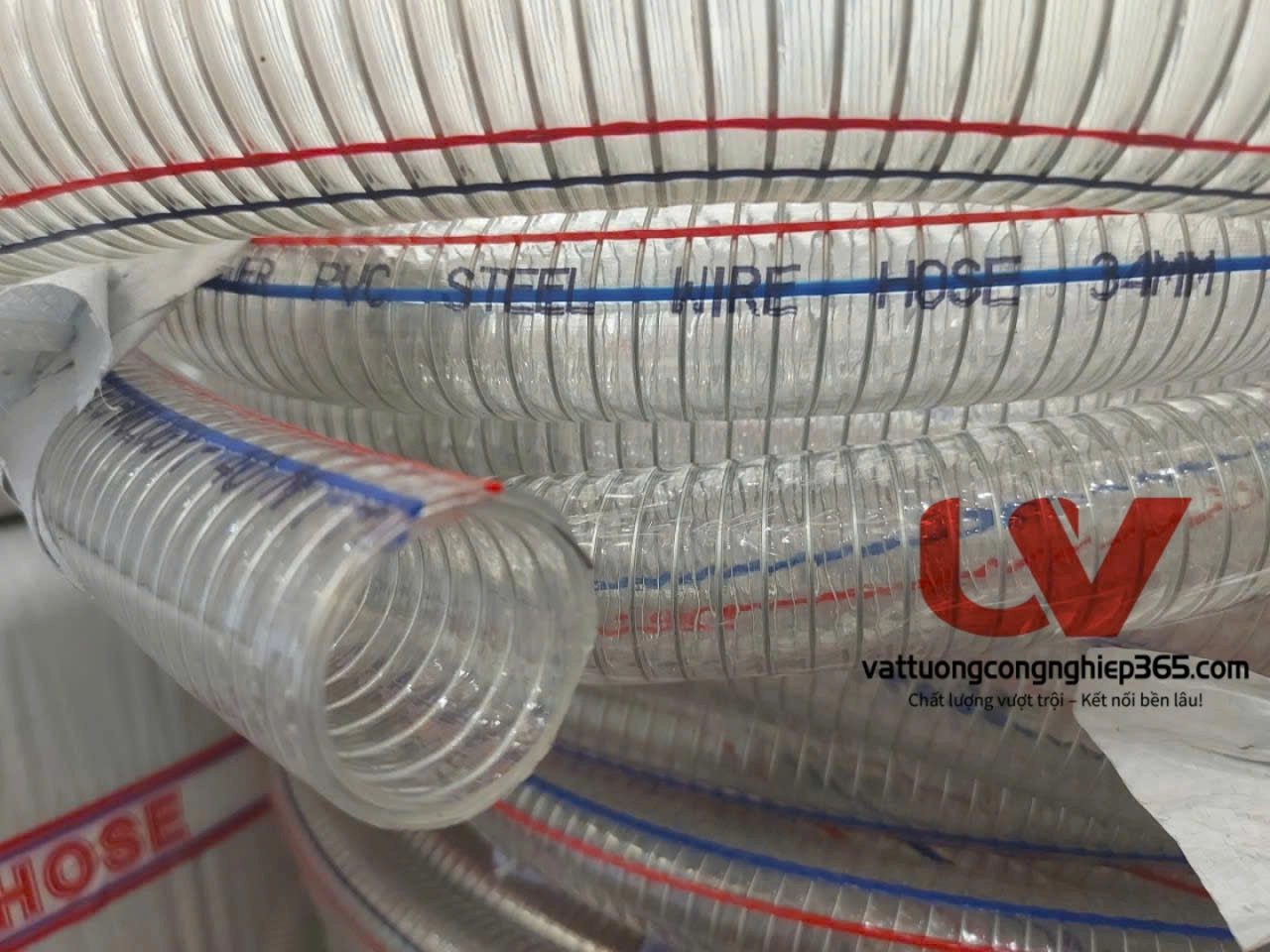 Phân phối ống nhựa lõi thép phi 34 dẫn hóa chất uy tín