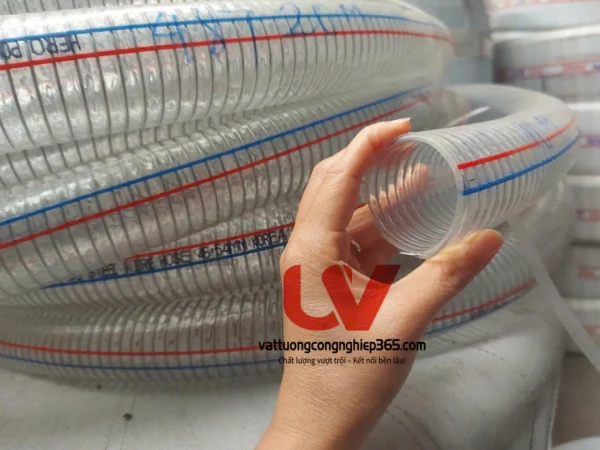 Cung cấp ống nhựa mềm lõi thép phi 34 dẫn thực phẩm uy tín