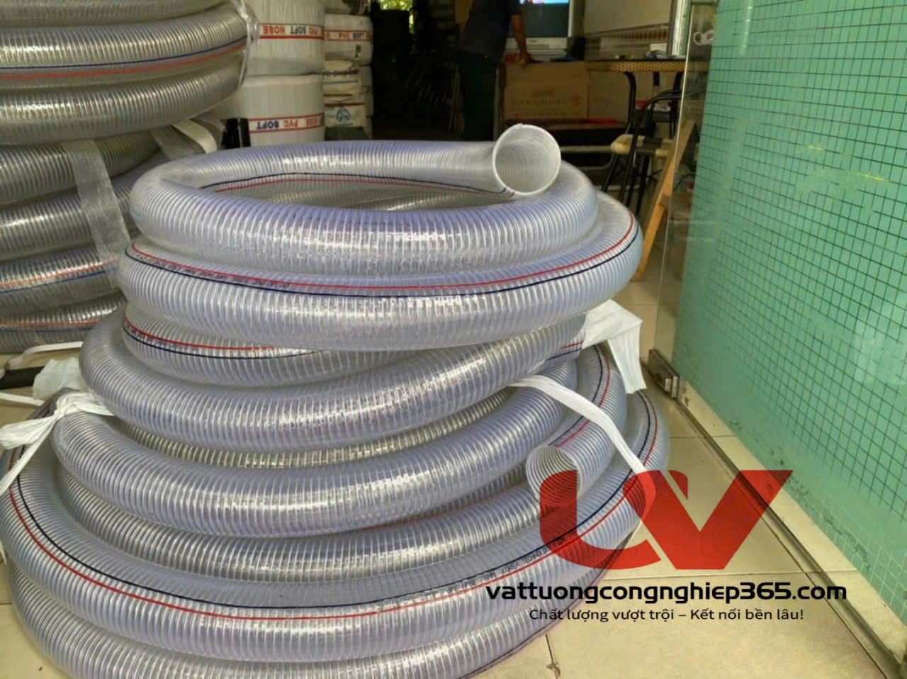Nơi bán ống nhựa mềm gân thép phi 100 giá rẻ