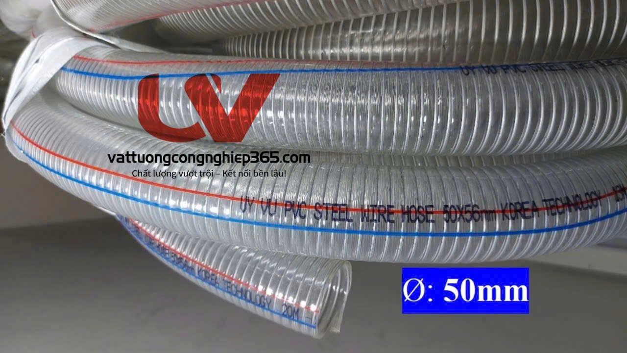 Cung cấp ống nhựa mềm gân thép phi 50 tại Hồ Chí Minh