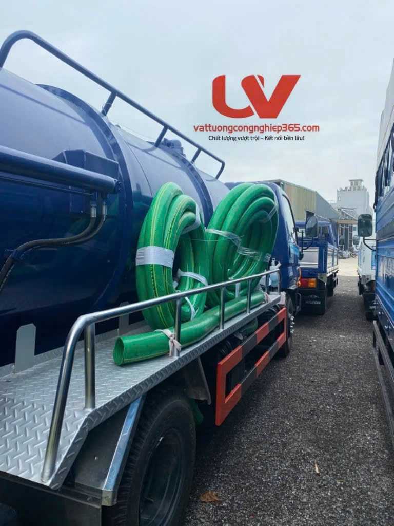 Ống nhựa lõi thép hút bể phốt, hầm cầu, nước thải