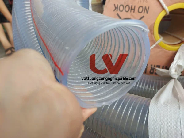 Mua ống nhựa mềm lõi thép phi 60 dẫn hóa chất lỏng uy tín