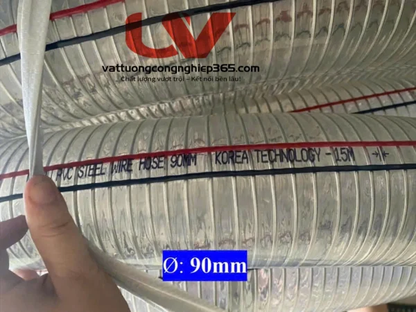 Phân phối ống nhựa mềm lõi thép phi 90 tại Hà Nội