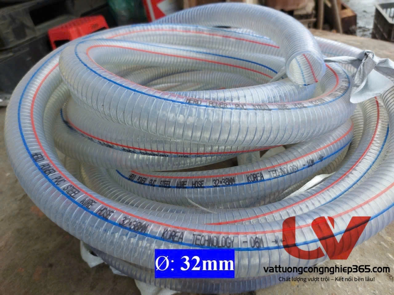 Cung cấp ống nhựa pvc lõi thép phi 32 giá rẻ 