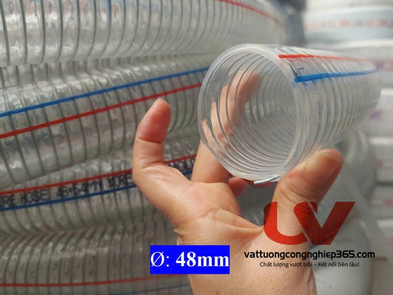 Địa chỉ cung cấp ống nhựa PVC lõi thép phi 50 uy tín