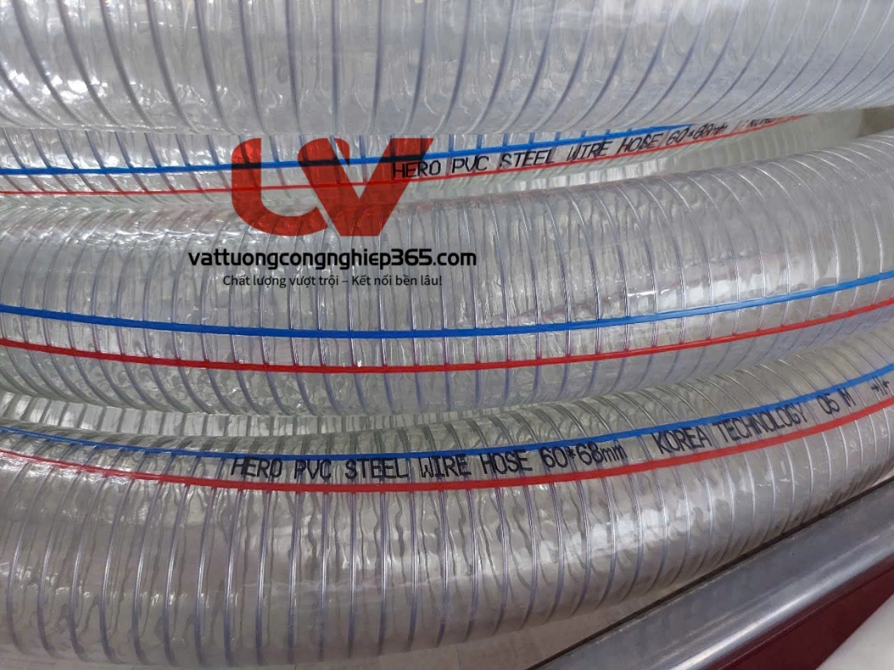 Địa chỉ cung cấp ống nhựa pvc lõi thép phi 60 dẫn xăng dầu uy tín