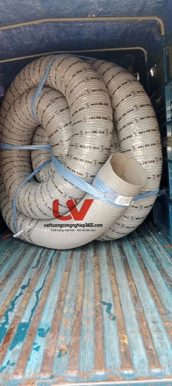 Phân phối ống gân nhựa xoắn hút mùn cưa, mạt sắt, bụi xi măng