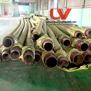 Kho Ống rồng hút bùn cát phi 200 gắn 2 đầu sắt