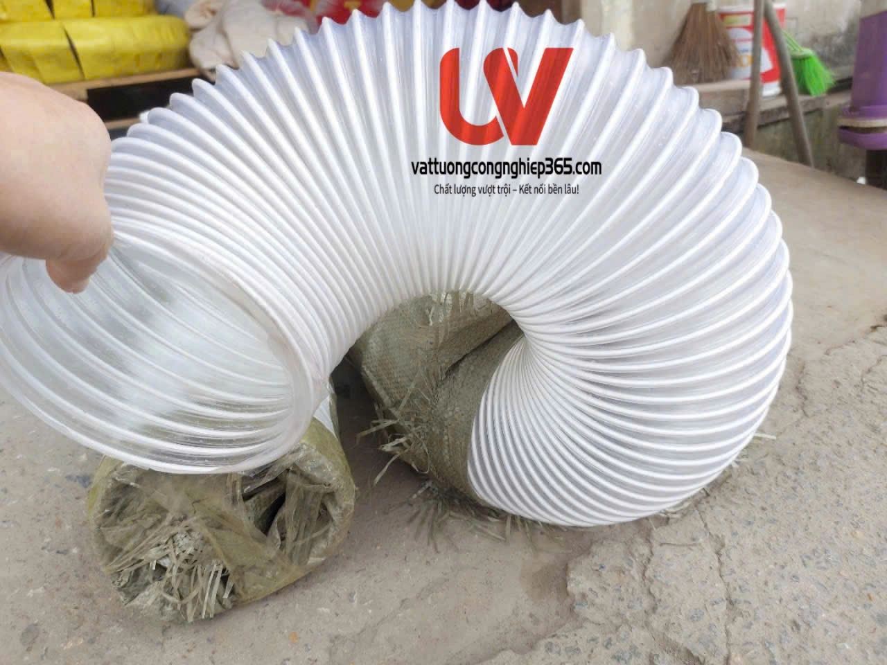 Phân phối ống ruột gà hút bụi phi 114 tại Hà Nội, HCM