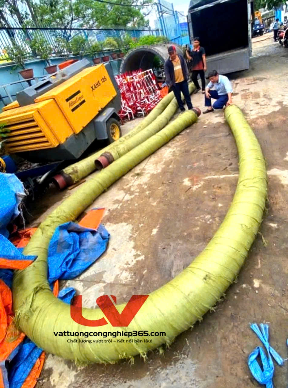 Cung cấp sùng cao su 168, 200, 220 chuyên dùng cho tàu thuyền, xà lan hút cát, bùn