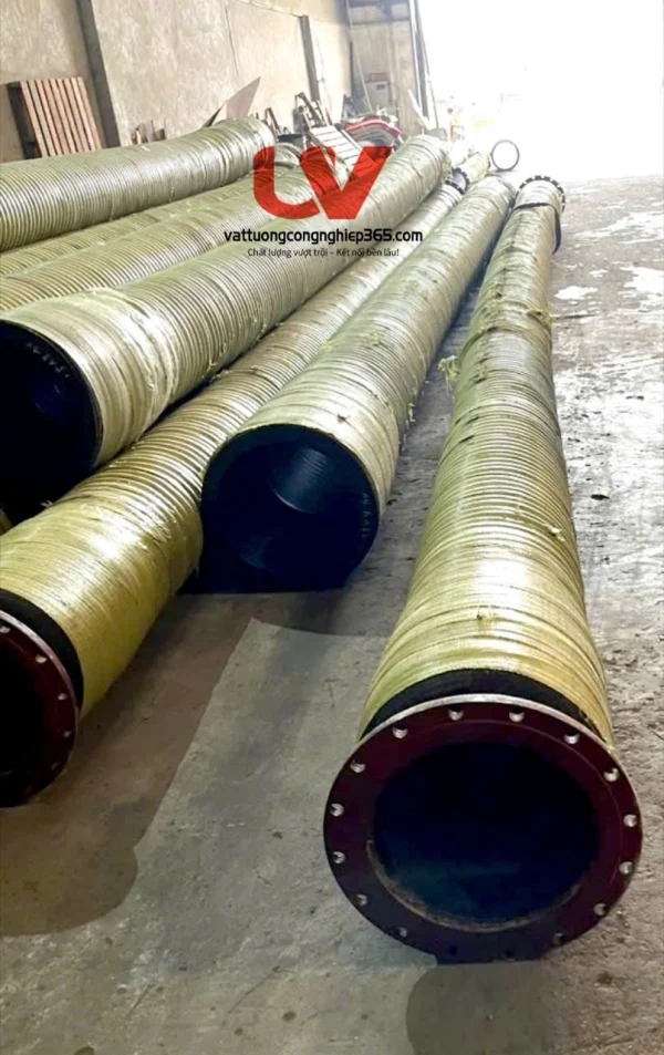 Sùng hút cát 300, rồng hút cát 300, ống cao su lõi thép 300