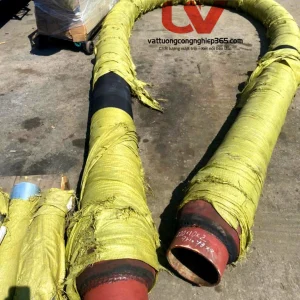 Sùng hút cát 2 kẽm 220 dài 10m, 12m. Ống rồng hút cát 220, ống cao su lõi thép 220