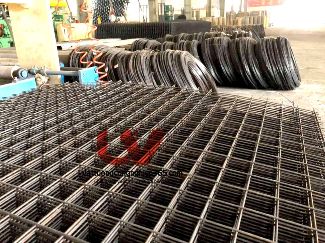 Sản xuất tấm lưới thép hàn 4ly ô 150*150 chịu lực cao