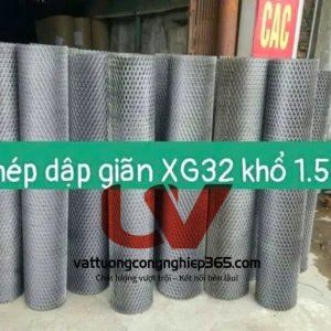 Sản xuất lưới thép dập giãn XG32 dạng tấm, cuộn