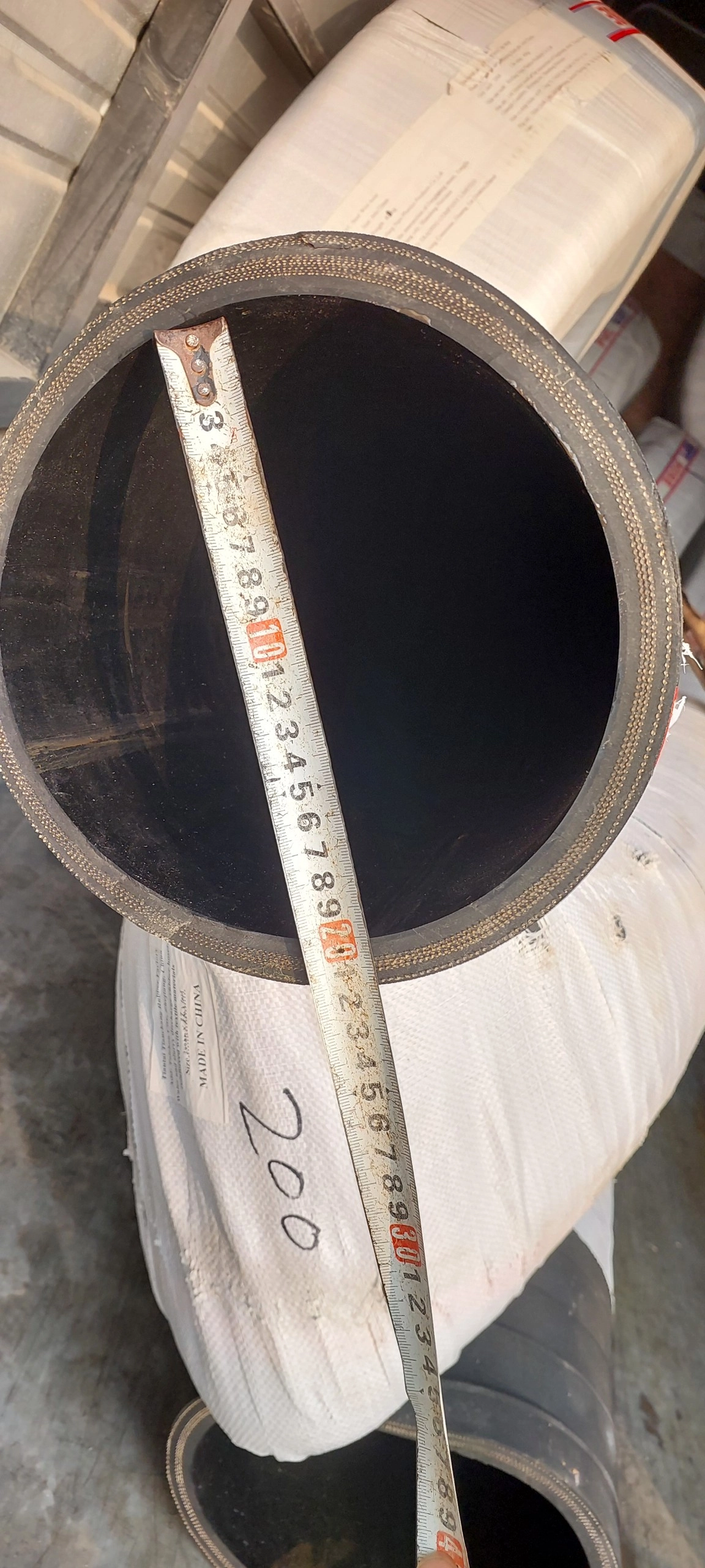 Tổng kho ống cao su bố vải phi 200 xả cát, sỏi uy tín