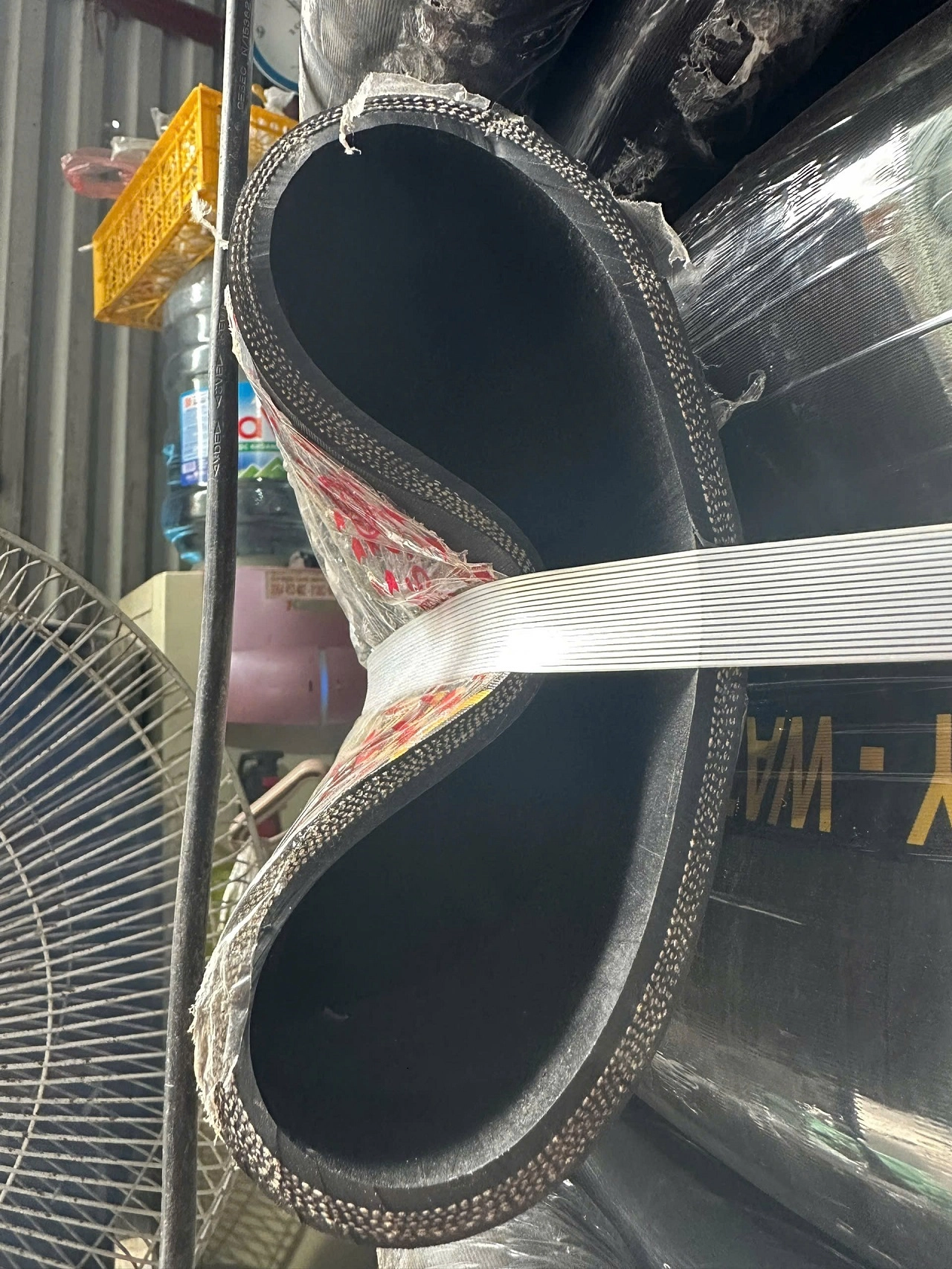 Cung cấp ống cao su bố vải D168 chống nổ, xả cát, bùn uy tín