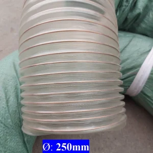 Ống Hút Bụi Pu Lõi Đồng Phi 250 - Ống Hút Bụi Chịu Nhiệt 125oC