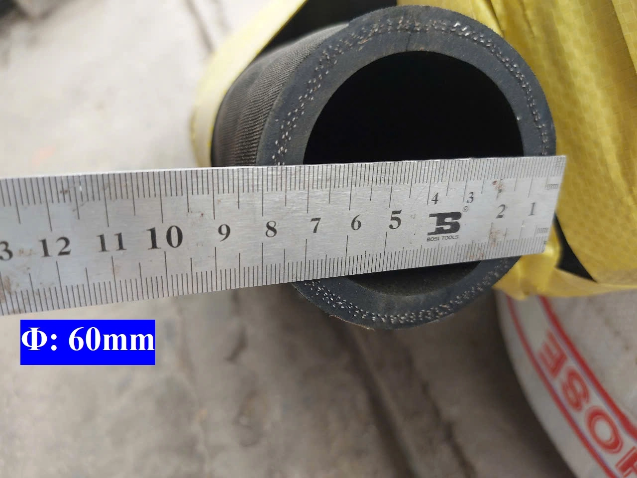 Phân phối ống cao su bố vải phi 60 chống nổ, chịu mài mòn tại Long An