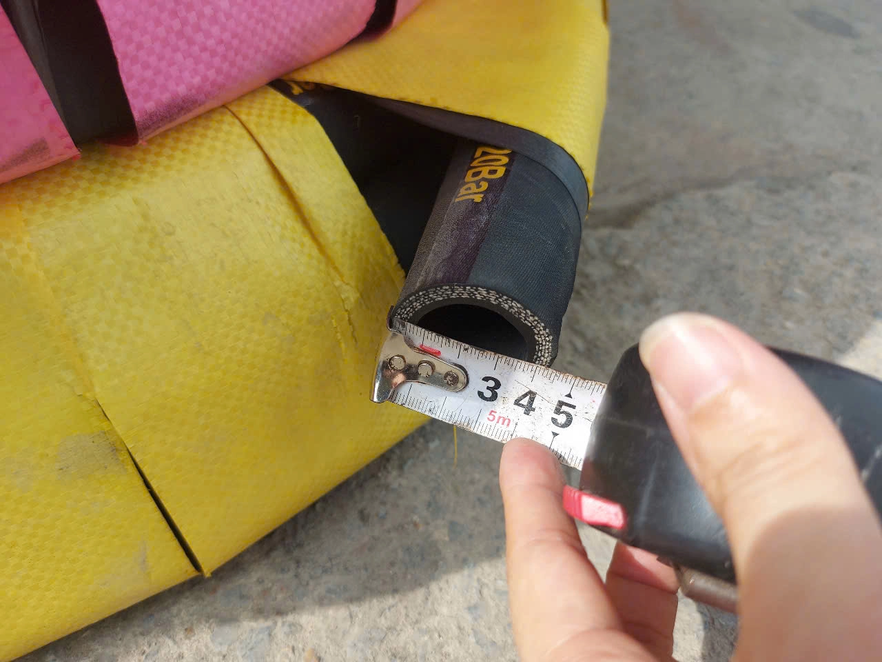 Cung cấp ống cao su bố vải phi 34 dẫn nước, dẫn khí, chịu áp lực cao, chịu mài mòn tốt